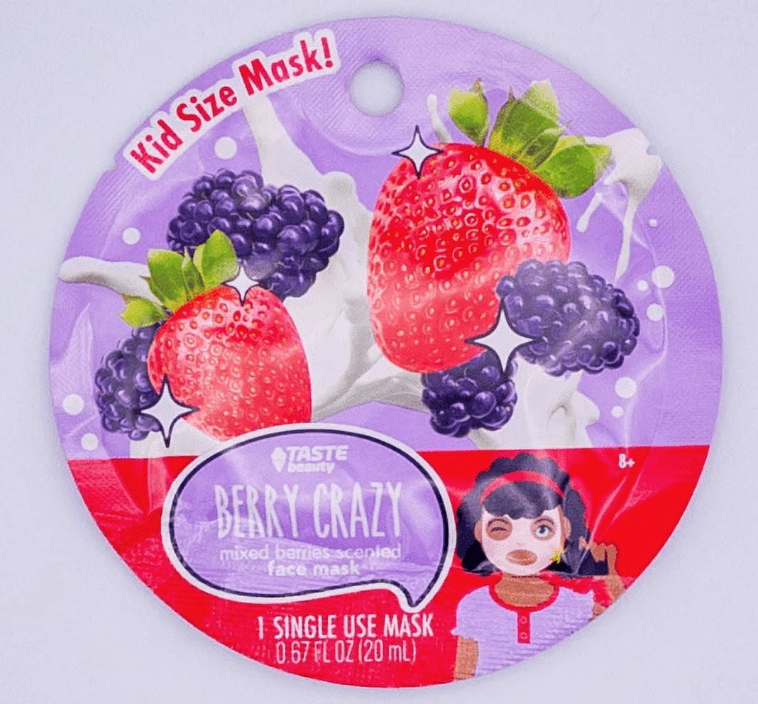 Taste Beauty Berry Crazy Mixed Berries Scented Face Mask Tween