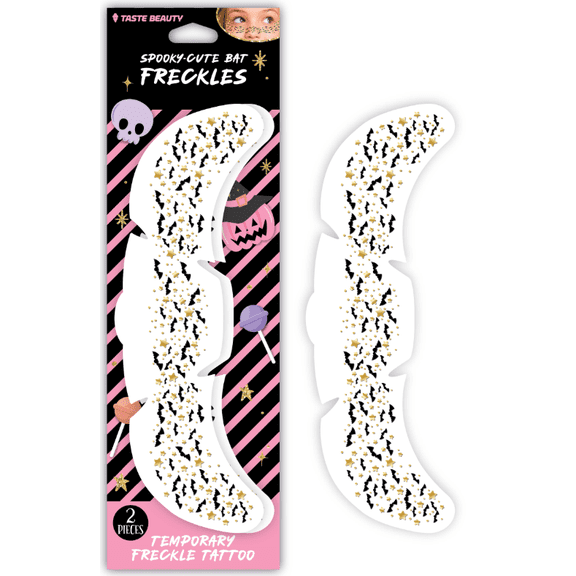 Taste Beauty Temporary Freckle Tattoos, 2 Sheets, Bats