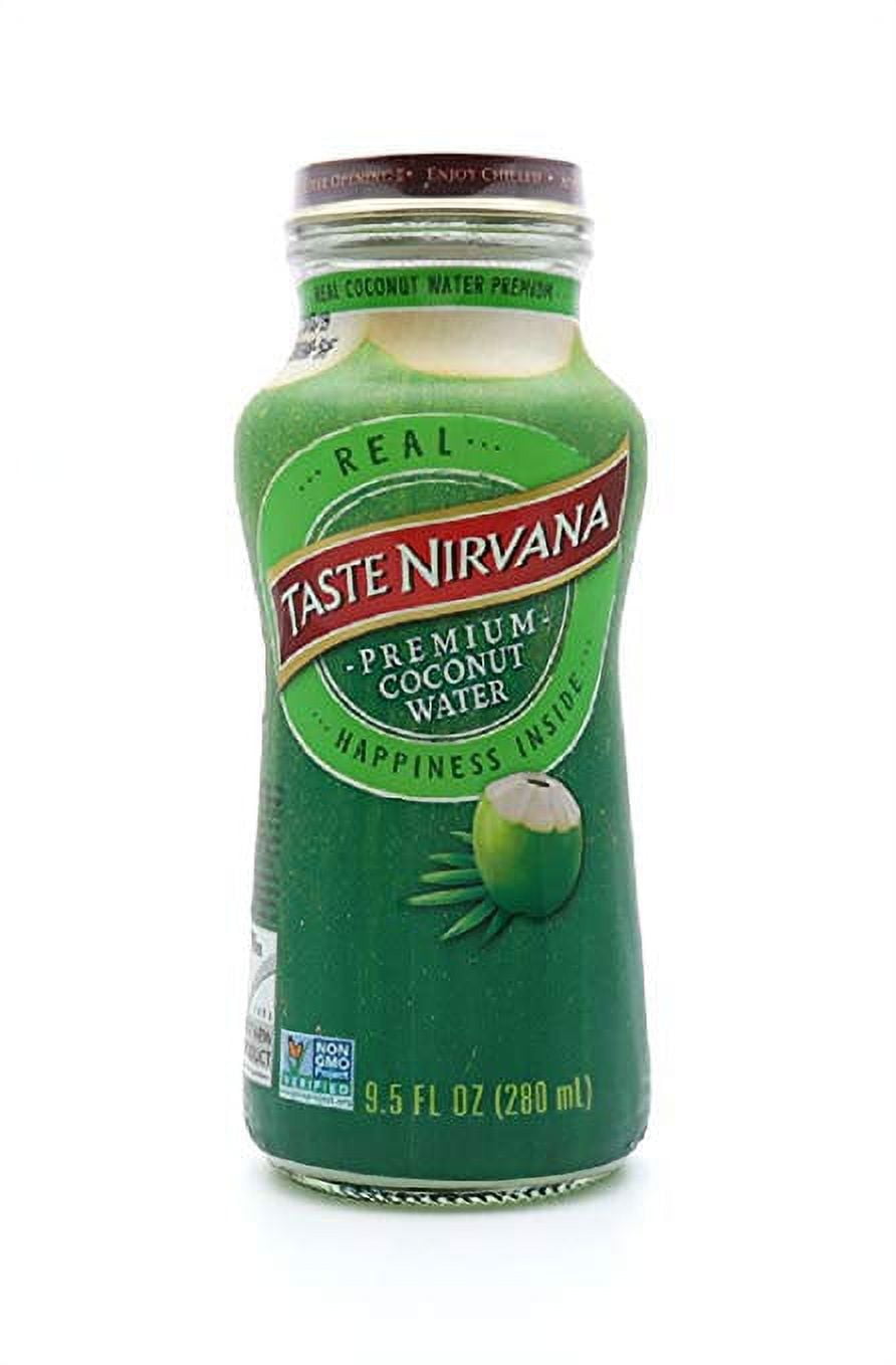 Taste Nirvana Real All Natural Coconut Water, 9.5 fl oz, 12 Ct