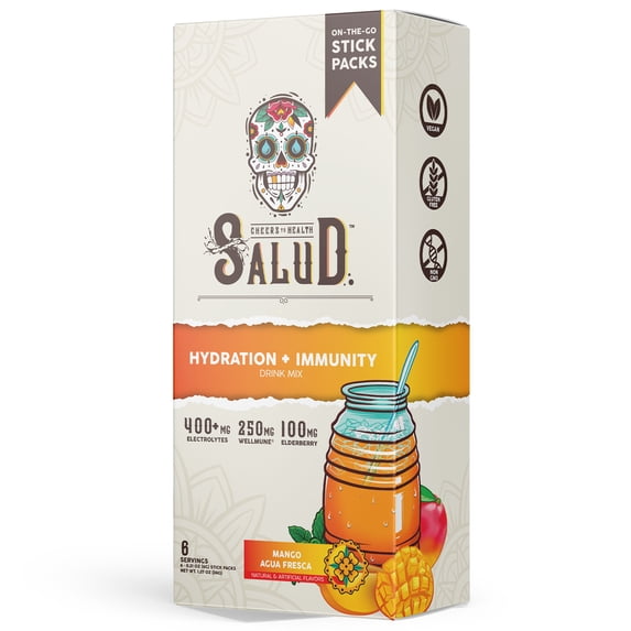 Taste Salud, Hydration + Immunity Drink Mix, Mango, 1.27 oz