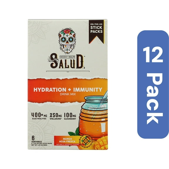Taste Salud Water Enhancer Mango 1.27 fl oz (Pack of 12)