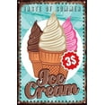 thumbnail image 1 of Taste Of Summer, Funny Ice Cream Home Decor Ice Cream Shop Tin Metal Wall Sign Decorations Room Rules Sign House Stuff Garden Bathroom Bedroom Outdoor House Sign Decor 8x12 Inch, 1 of 6