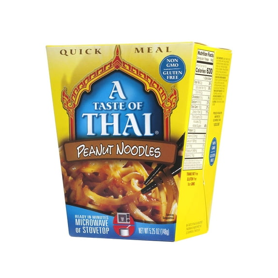 A Taste of Thai Peanut Noodles Quick Meal, 5.25-Ounce Boxes (Pack of 6)