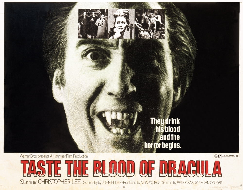 Taste The Blood Of Dracula Canvas Art - (28 x 22)