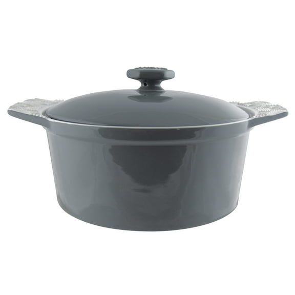 Taste of Home 2 Quart Stoneware Round Casserole with Lid