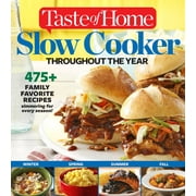 Taste of Home Comfort Food: Taste of Home Slow Cooker Throughout the Year : 475+Family Favorite Recipes Simmering for Every Season (Paperback)