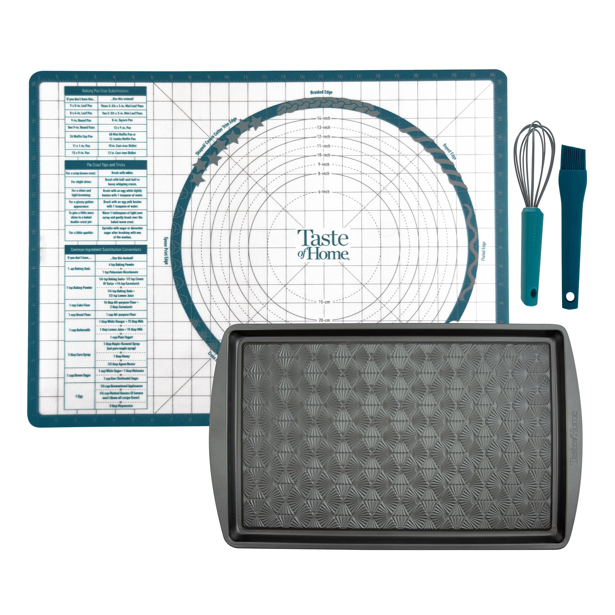 Deluxe Nonstick Baking Sheet Bundle with Silicone Tools