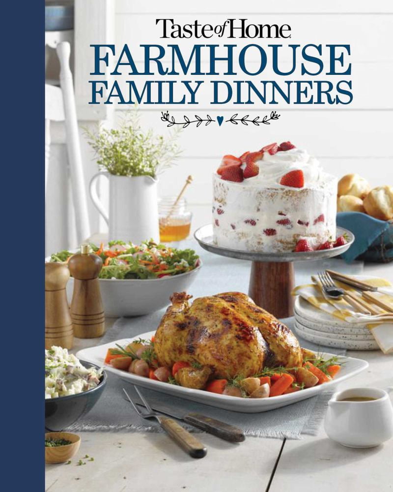 Hardcover Farmhouse Family Dinners Cookbook with 150+ Recipes