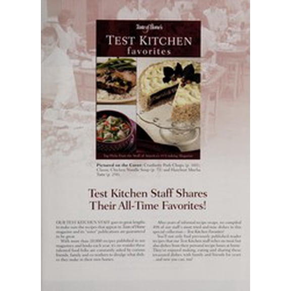 Pre-Owned Taste of Home's Test Kitchen Favorites (Hardcover) 0898214556 9780898214550