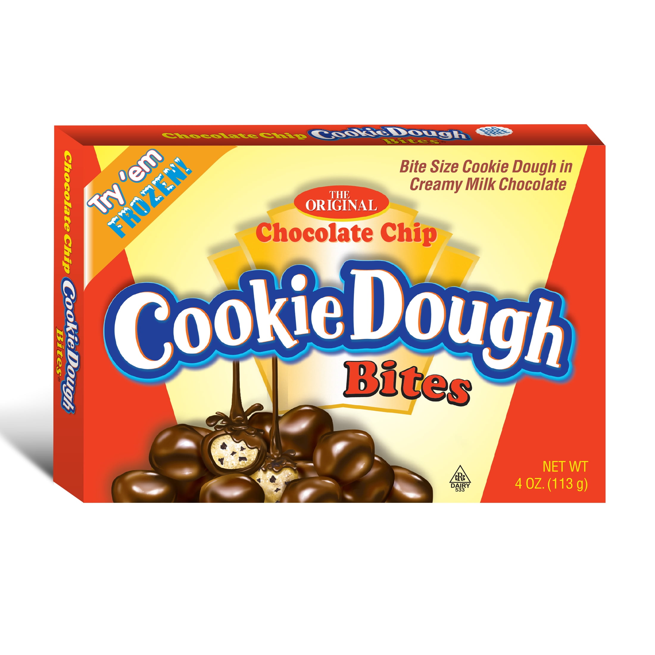 Bite Size Cookie Dough in Creamy Milk Chocolate in a Theater Box by Taste  of Nature