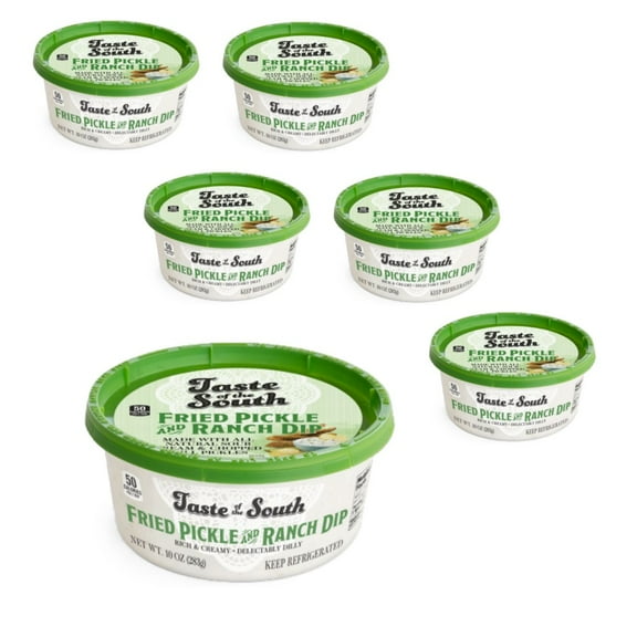 Taste of the South Fried Pickle & Ranch Dip, 10 oz, 6 Pack