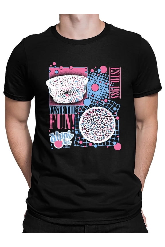 Taste the Fun - Dippin’ Dots Retro Ice Cream Graphic Men's T-shirt
