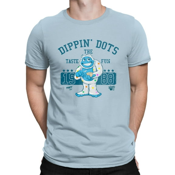 Taste the Fun Frozeti Dippin' Dots Retro Yeti Graphic Men's T-shirt