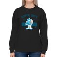 thumbnail image 1 of Taste the Fun Frozeti Dippin' Dots Retro Yeti Graphic Women's Sweatshirt, 1 of 4