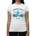 thumbnail image 1 of Taste the Fun Frozeti Dippin' Dots Retro Yeti Graphic Women's T-shirt, 1 of 4