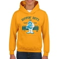 thumbnail image 1 of Taste the Fun Frozeti Dippin' Dots Retro Yeti Graphic Youth's Hoodie, 1 of 4