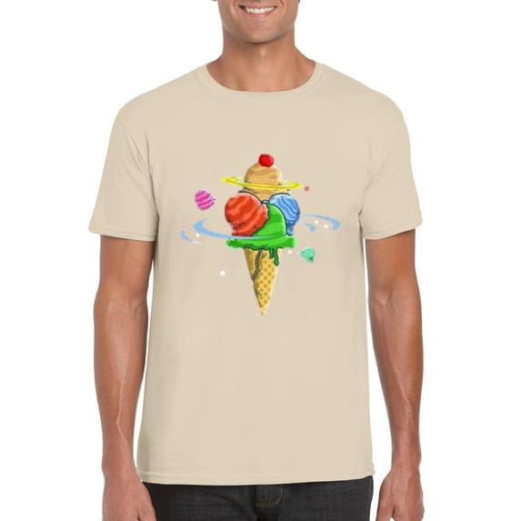 Taste the Universe Cosmic Candy Galaxy Whimsical Flavor Art T-Shirt, for men & women, up to size 5XL