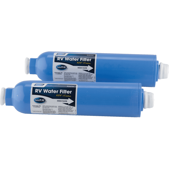 TastePURE KDF/Carbon RV Water Filter - Pack of 4 Residential Use, Standard Application