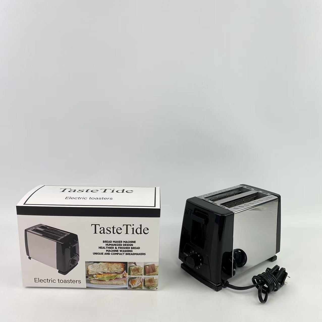 TasteTide Electric toasters,Portable Household Toaster Home Sandwich Breakfast Machine Automatic Breakfast Toaster Driver Creative Gift