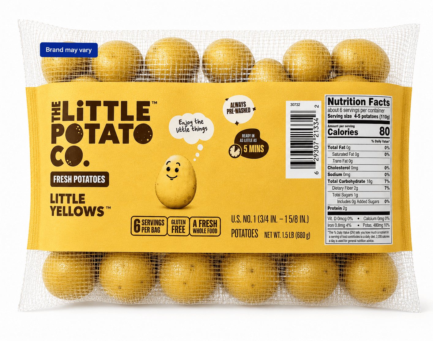 Fresh Yellow Petite Potatoes, 1.5 lb Bag