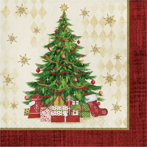 Tasteful Tree Napkins, 16 pack