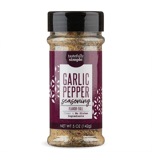 Tastefully Simple Garlic Pepper Seasoning 5 ounce
