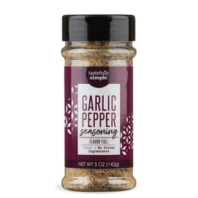 Tastefully Simple Garlic Pepper Seasoning 5 ounce