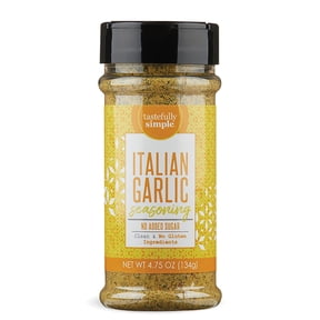Tastefully Simple Italian Garlic Seasoning, 4.75 oz
