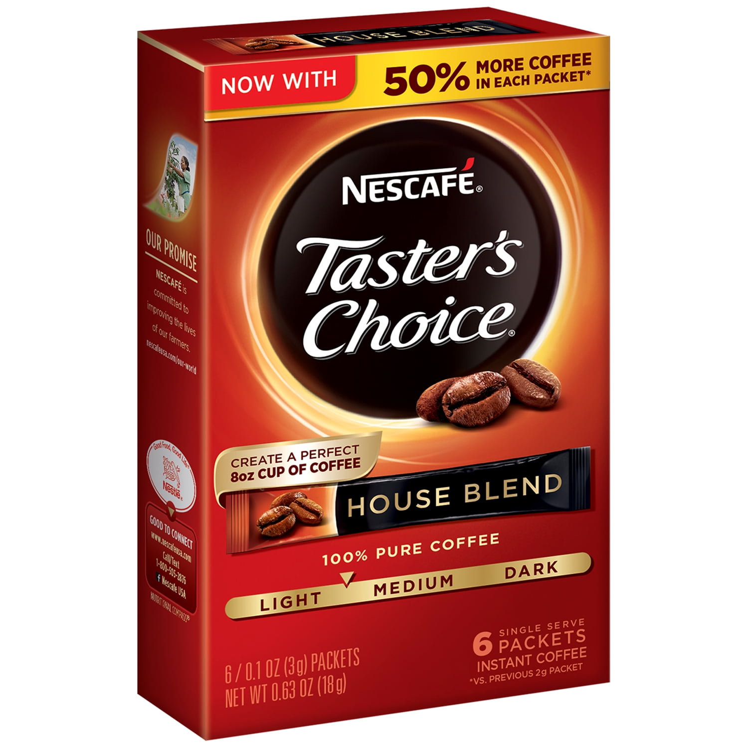 Nescafe 3 In 1 Chocolate Flavor Instant Coffee Mix 72 x 18 g