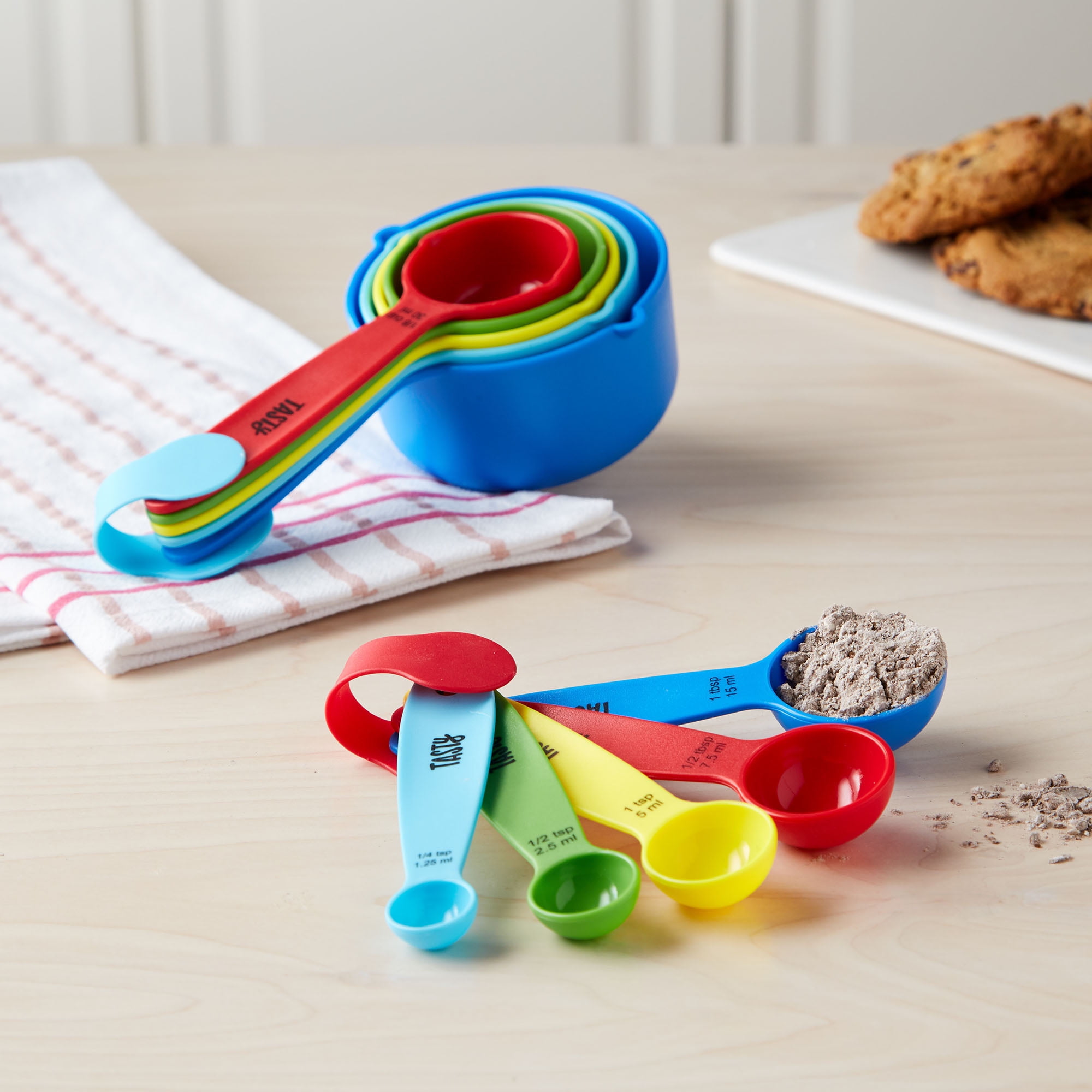 2-in-1 Plastic Measuring Spoons (Q180411)