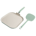 thumbnail interactive-video image 1 of Tasty 10 in. Square Non-Stick Aluminum Griddle Pan, 1 of 10
