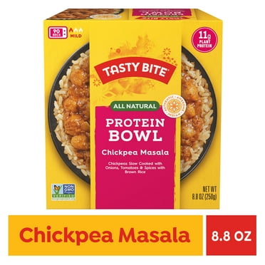 Tasty Bite Indian Style Chickpeas & Rice Bowl 8.8oz - Chickpeas and rice bowl