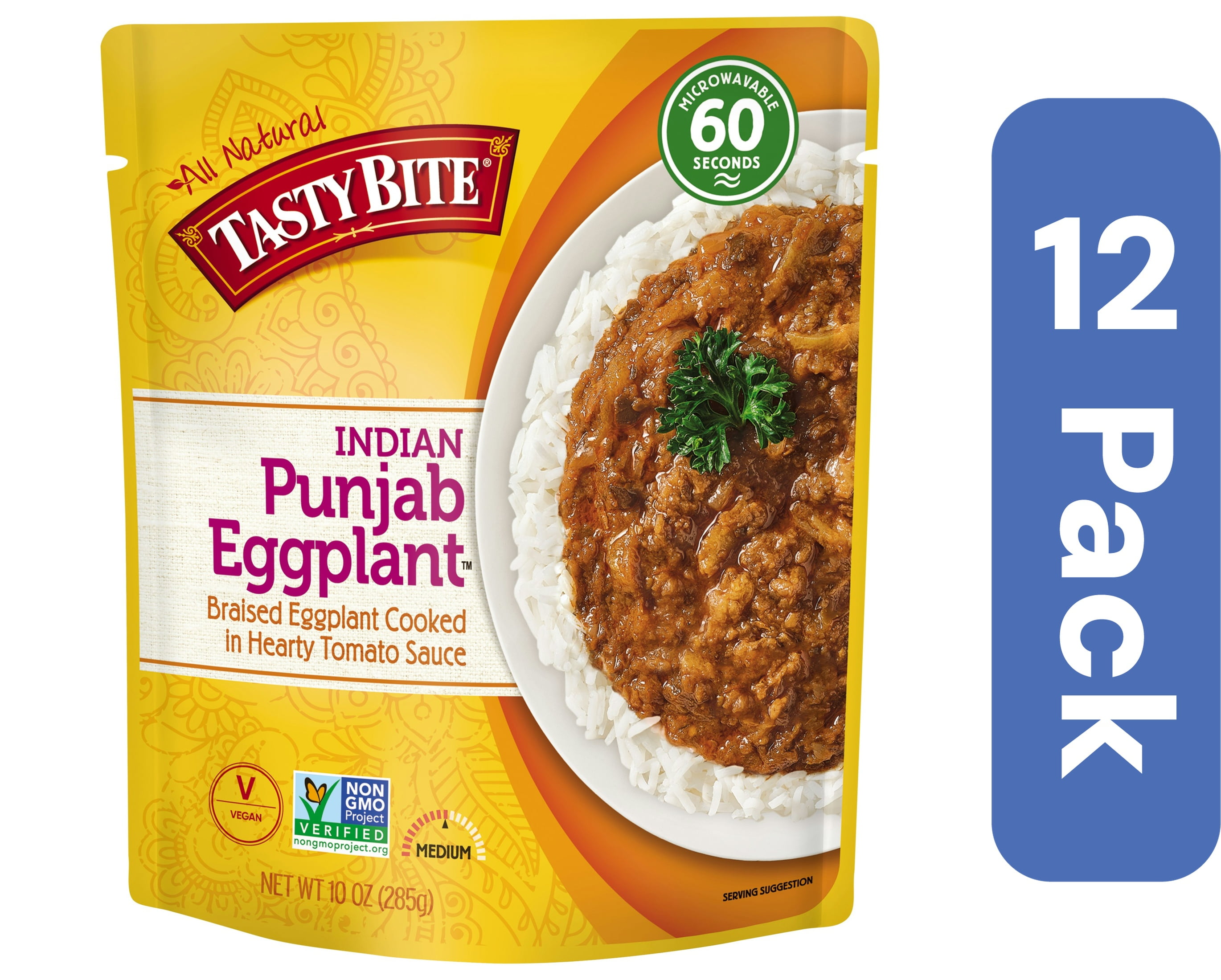 Tasty Bite Entree Sauteed Eggplant Tomato 10 oz (Pack Of 12)