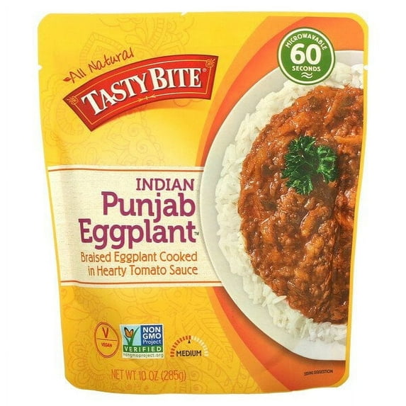 Tasty Bite, Indian Punjab Eggplant, Medium, 10 oz (285 g) Pack of 3