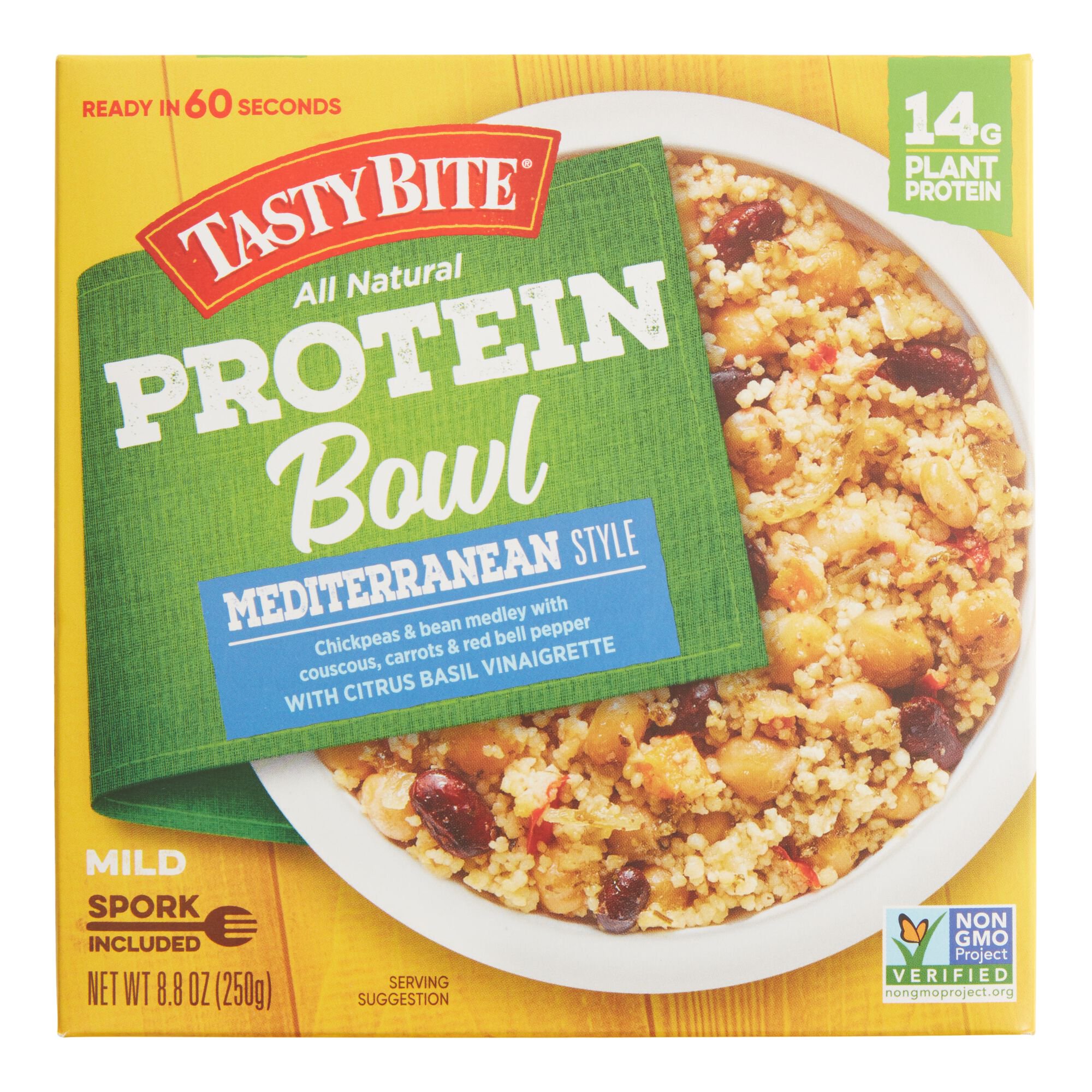 Tasty Bite Mediterranean Style Protein Bowl 8.8 oz