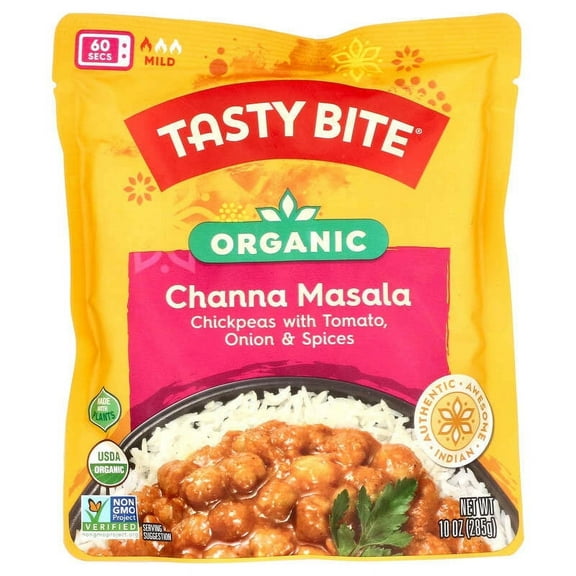 Tasty Bite, Organic Indian Channa Masala, Mild, 10 oz (285 g) Pack of 4