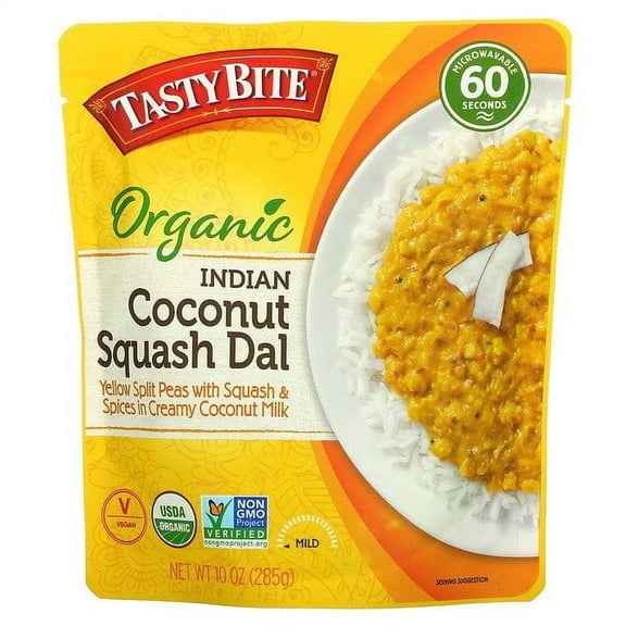 Tasty Bite, Organic Indian Coconut Squash Dal, Mild, 10 oz (285 g)