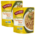 thumbnail image 1 of Tasty Bite Organic Tandoori Rice 8.8oz Ready to Eat Microwaveable Fully Cooked Brown Rice Vegan Indian Spices Food Entree for Quick Easy Meal Breakfast Lunch Dinner Preparation Dishes, Pack of 2, 1 of 7
