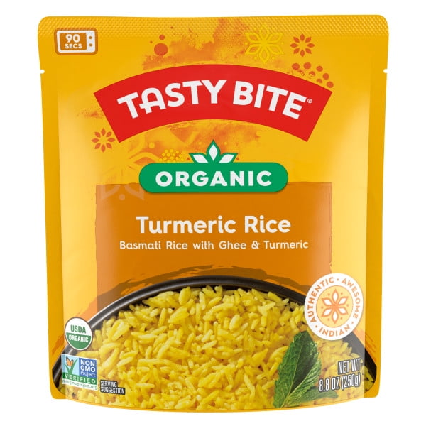 Tasty Bite Organic Turmeric Rice, 8.8 oz (12 pack)