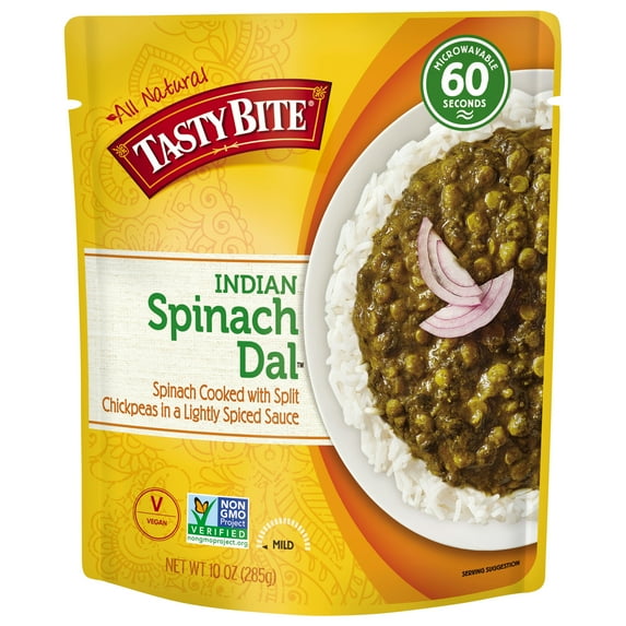 Tasty Bite Spinach Dal Entree 10 oz (Pack Of 12)
