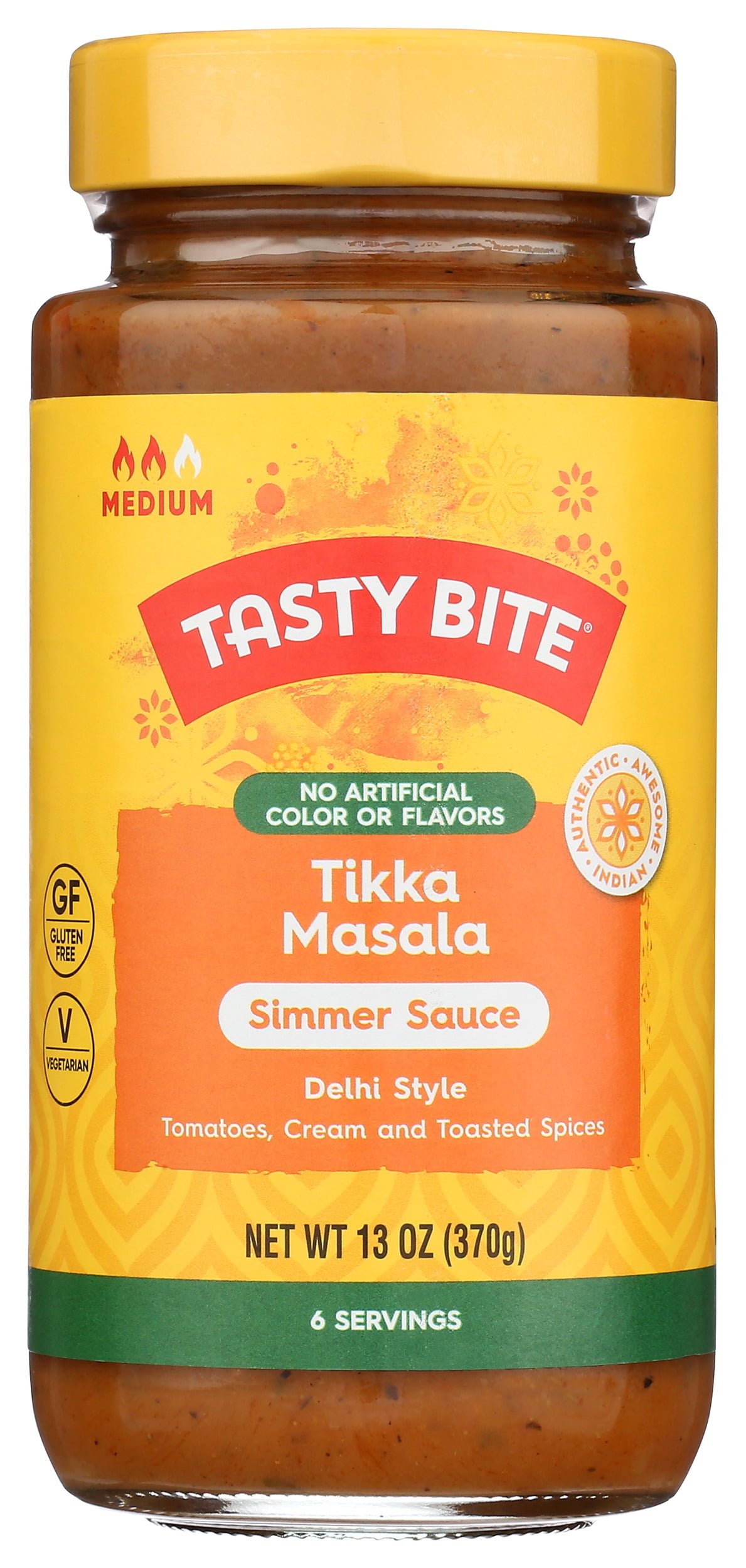 Pack of 6, Tasty Bite Tikka Masala Simmer Sauce, 13 oz