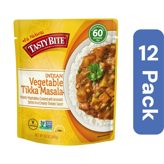 Tasty Bite Vegetable Tikka Masala Entree 10 oz (Pack Of 12)