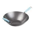thumbnail image 1 of Tasty Carbon Steel Non-Stick Stir Fry Pan/Wok, 14 inch, Blue, 1 of 8