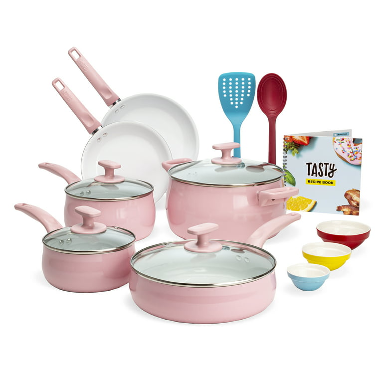 Food Network™ 10-pc. Nonstick Ceramic Cookware Set  Ceramic cookware set,  Ceramic cookware, Cookware set