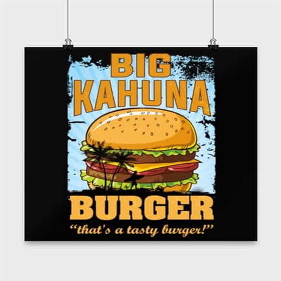 Tasty Cheeseburger Wall Art - Kitchen Decor - 13x13 Poster Print - Food Theme