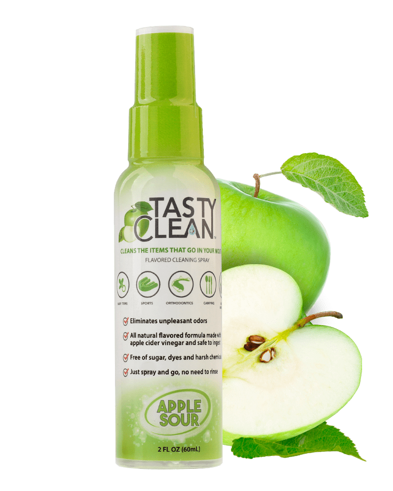 Tasty Clean All Natural Cleaning Spray for Retainers, Mouth Guards