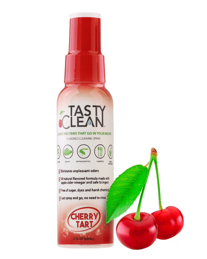 Tasty Clean All Natural Cleaning Spray for Retainers, Mouth Guards
