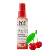 Tasty Clean All- Natural Cleaning Spray for Retainers, Mouth Guards, Clear Aligners, Dentures and Pacifiers - Cherry Tart Flavor