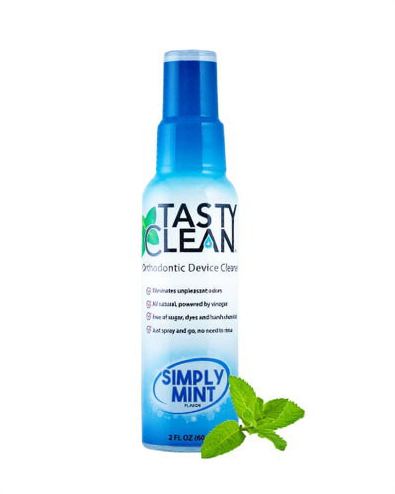 Tasty Clean All Natural Cleaning Spray for Retainers, Mouth Guards