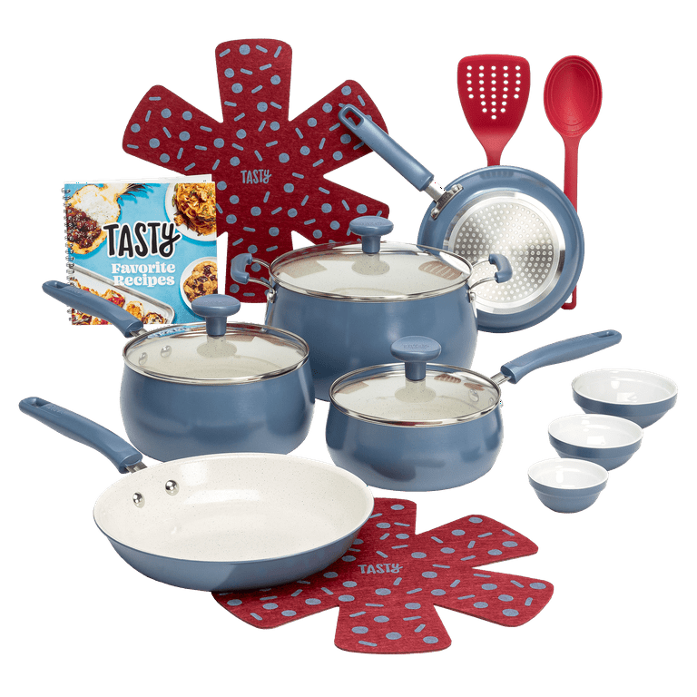 Best Cookware Set 2022| 16-Piece Nonstick Red Pans and Pots Set
